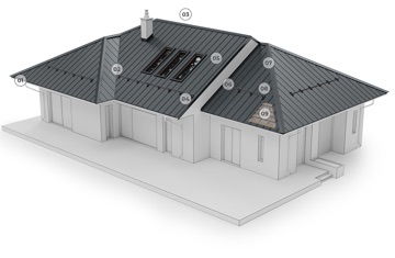 Click lock metal accessories BELPROFILE