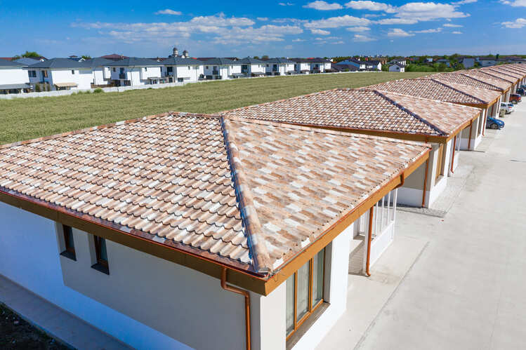 Roof with BELPROFILE metal roof tile, Royal PrinTech Spanish Granada, photo 1 of 5