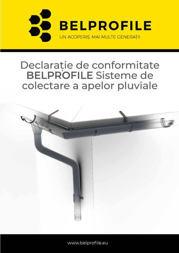 Declarație de conformitate: Nr. 55 · Sistem de colectare a apelor pluviale