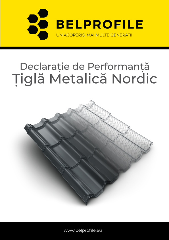 Declarație de performanță: Țiglă Metalică Nordic