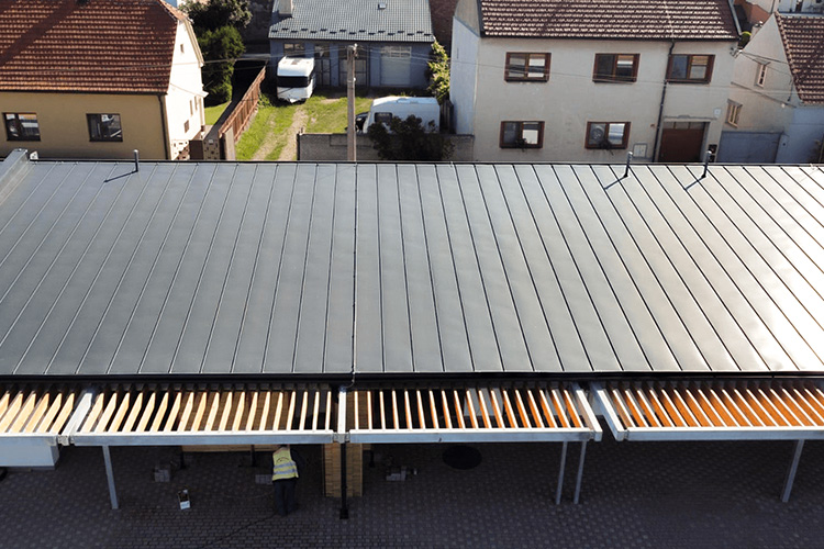 STANDING SEAM METAL RainDrop RAL 7016